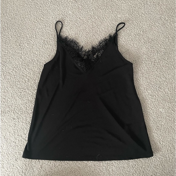 H&M Lace Trimmed Camisole Top XS - Picture 2 of 2
